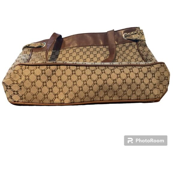 Chadwick's Satchel Purse Brown Nylon - Picture 3 of 5